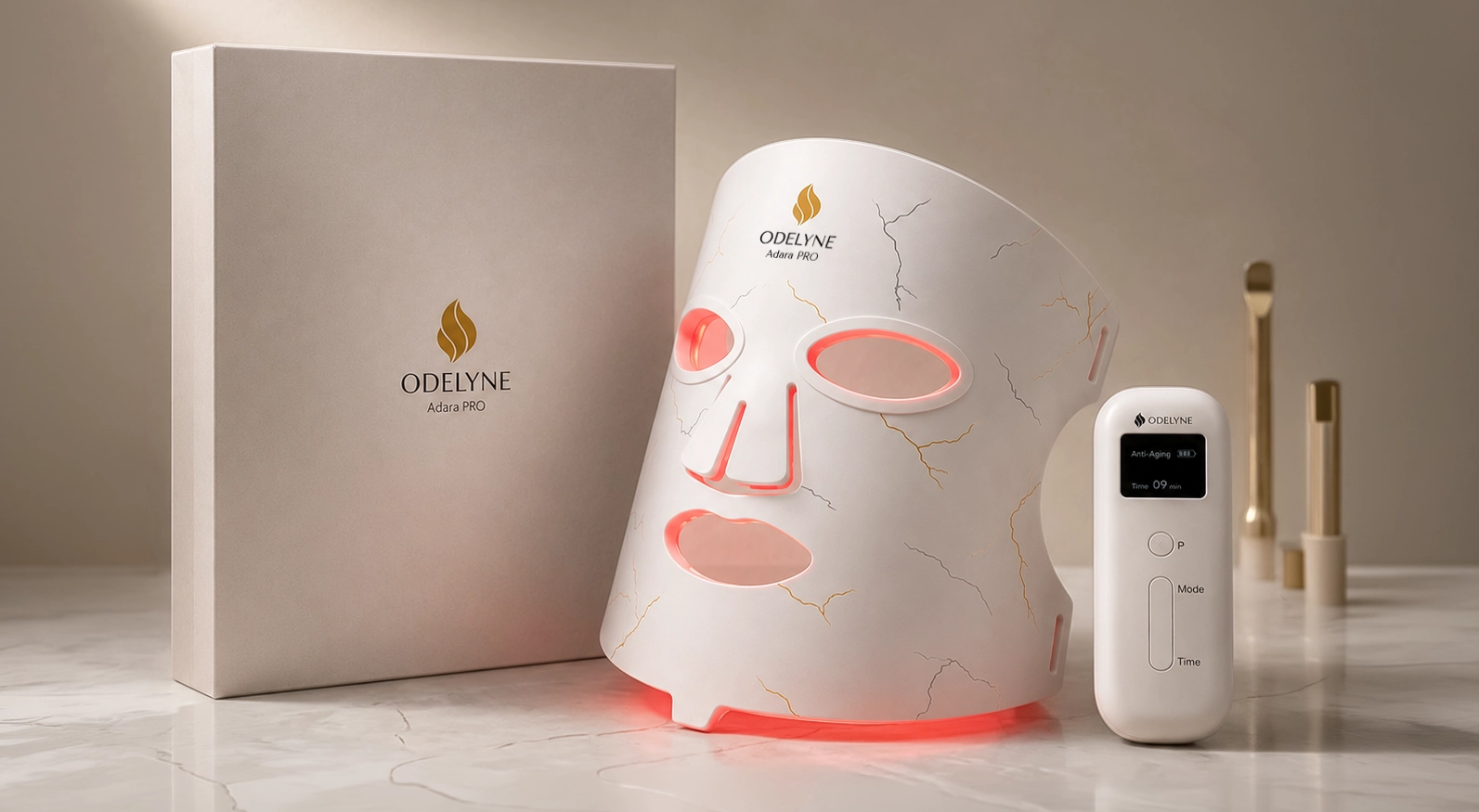 Odelyne Adara LED mask homepage hero image
