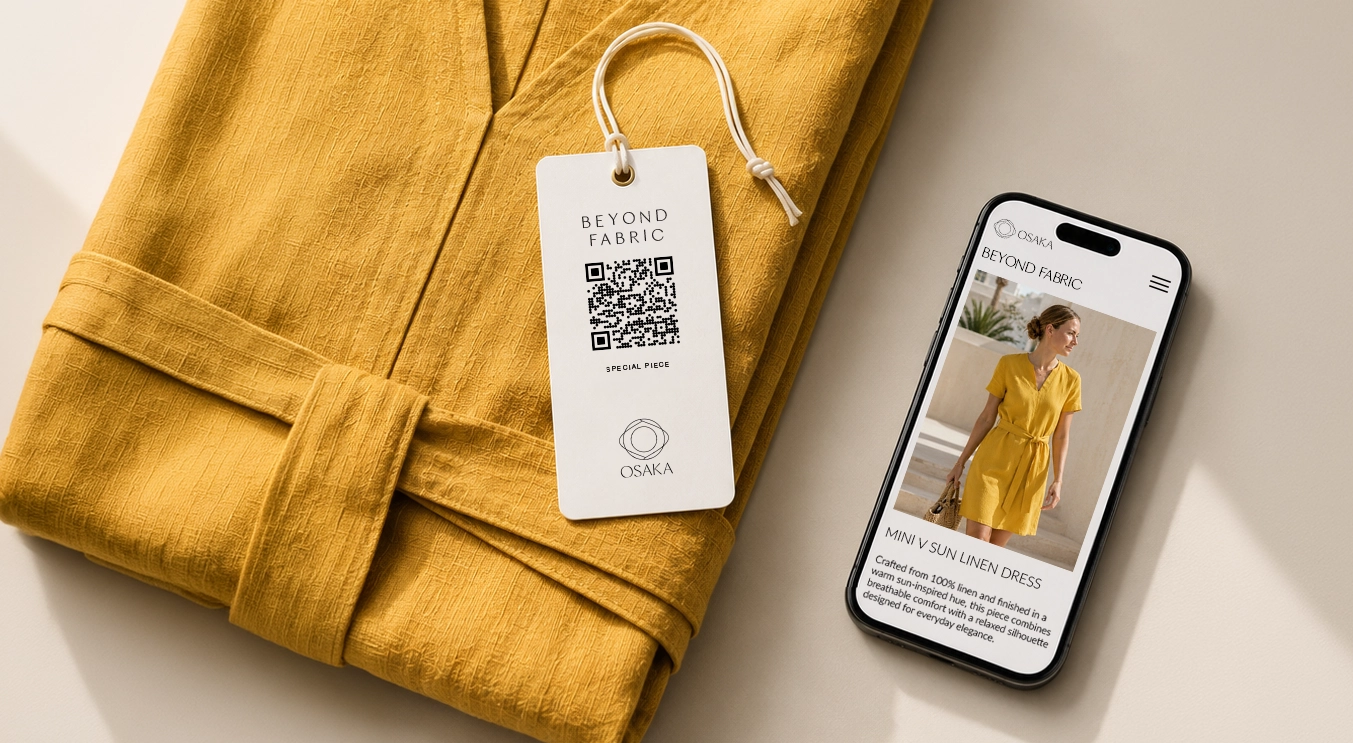 Beyond Fabric retail innovation QR concept